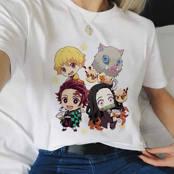 Demon Slayer Printed T-Shirt For Women | Anime Merchandise l Animeplaza