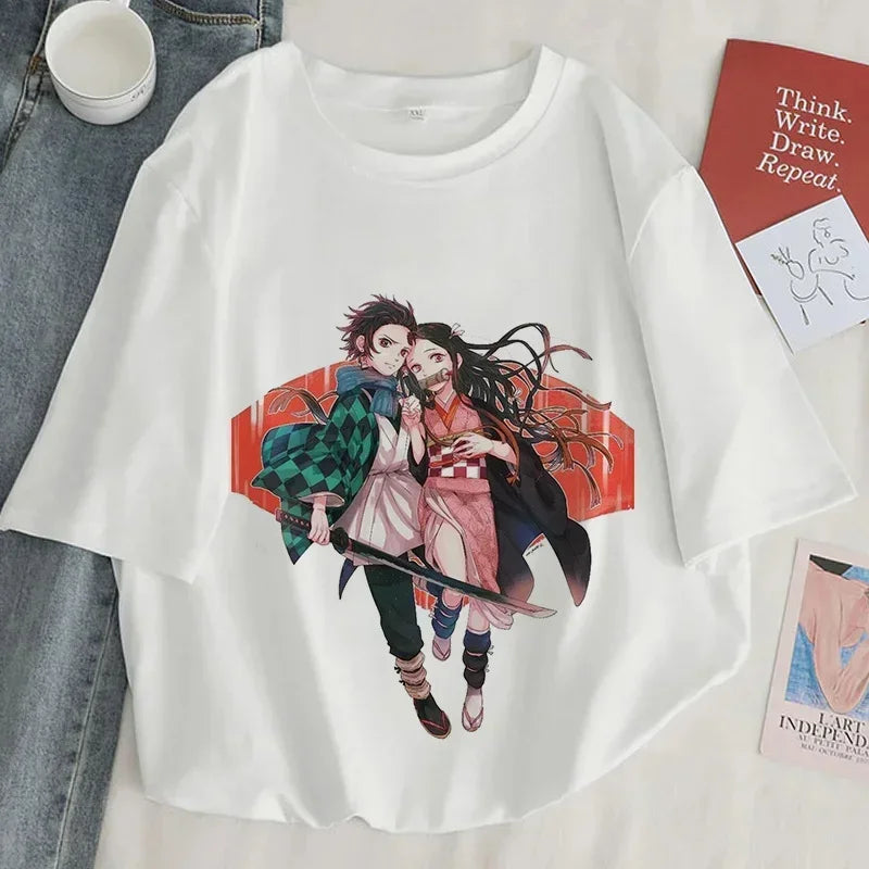 Demon Slayer Printed T-Shirt For Women | Anime Merchandise l Animeplaza