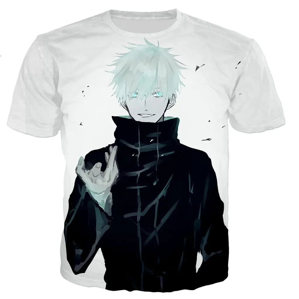 Gojo Satoru T-Shirt – Jujutsu Kaisen Anime Graphic Tee | Animeplaza