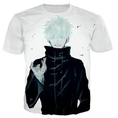 Gojo Satoru T-Shirt – Jujutsu Kaisen Anime Graphic Tee | Animeplaza