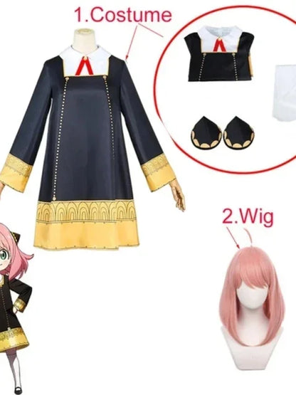 Anya Forger 3-Piece Cosplay Set | SPY X FAMILY Anime | Animeplaza