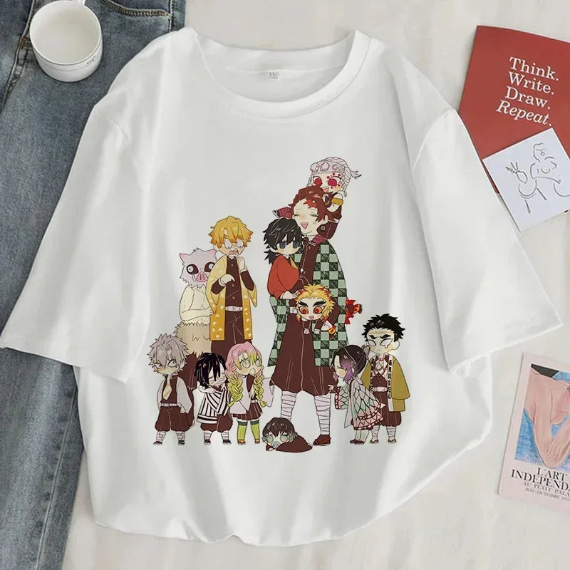 Demon Slayer Printed T-Shirt For Women | Anime Merchandise l Animeplaza