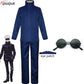 Blue Gojo Satoru Cosplay Costume with Eye Patch | Jujutsu Kaisen Anime | Animeplaza