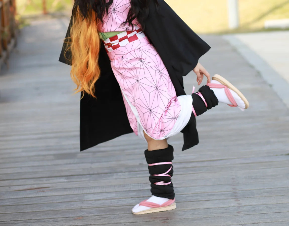 Demon Slayer Tanjiro & Nezuko Cosplay Slippers | Anime Merchandise l Animeplaza