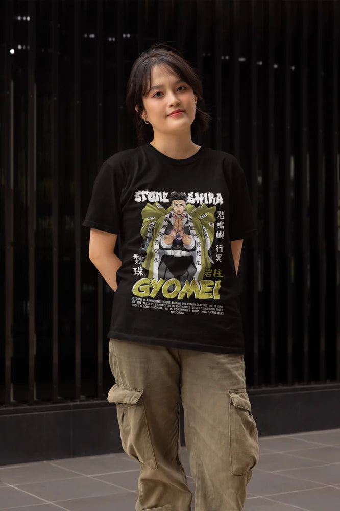 Demon Slayer Stone Hashira T-Shirt – Gyomei Himejim | Animeplaza