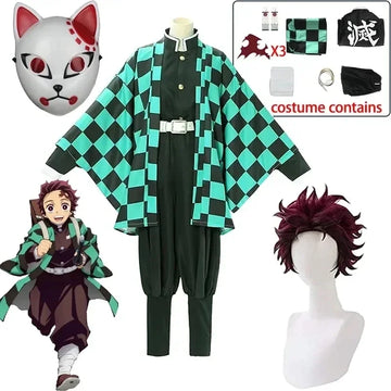 Tanjiro Cosplay Costume – Demon Slayer Kamado Tanjirou Outfit | Animeplaza