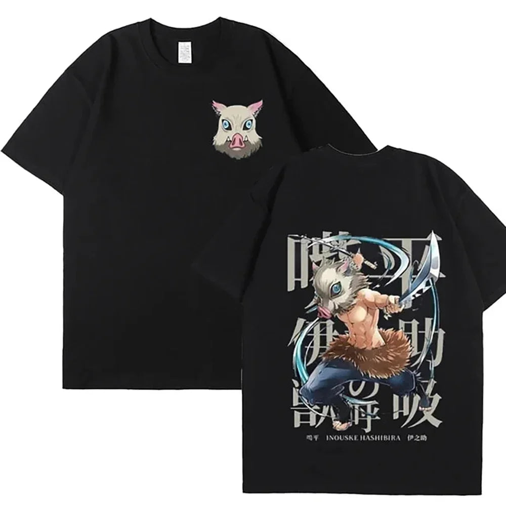 Demon Slayer Oversized Printed T-Shirt For Men | Anime Merchandise l Animeplaza