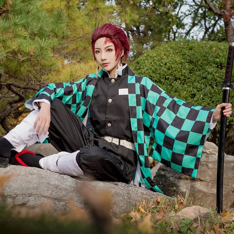 Tanjiro Cosplay Costume – Demon Slayer Kamado Tanjirou Outfit | Animeplaza