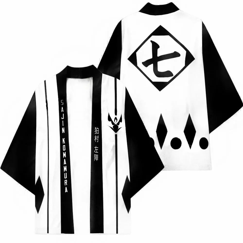 Bleach Harajuku Kimono Cloak | Unisex Anime Robe | Animeplaza