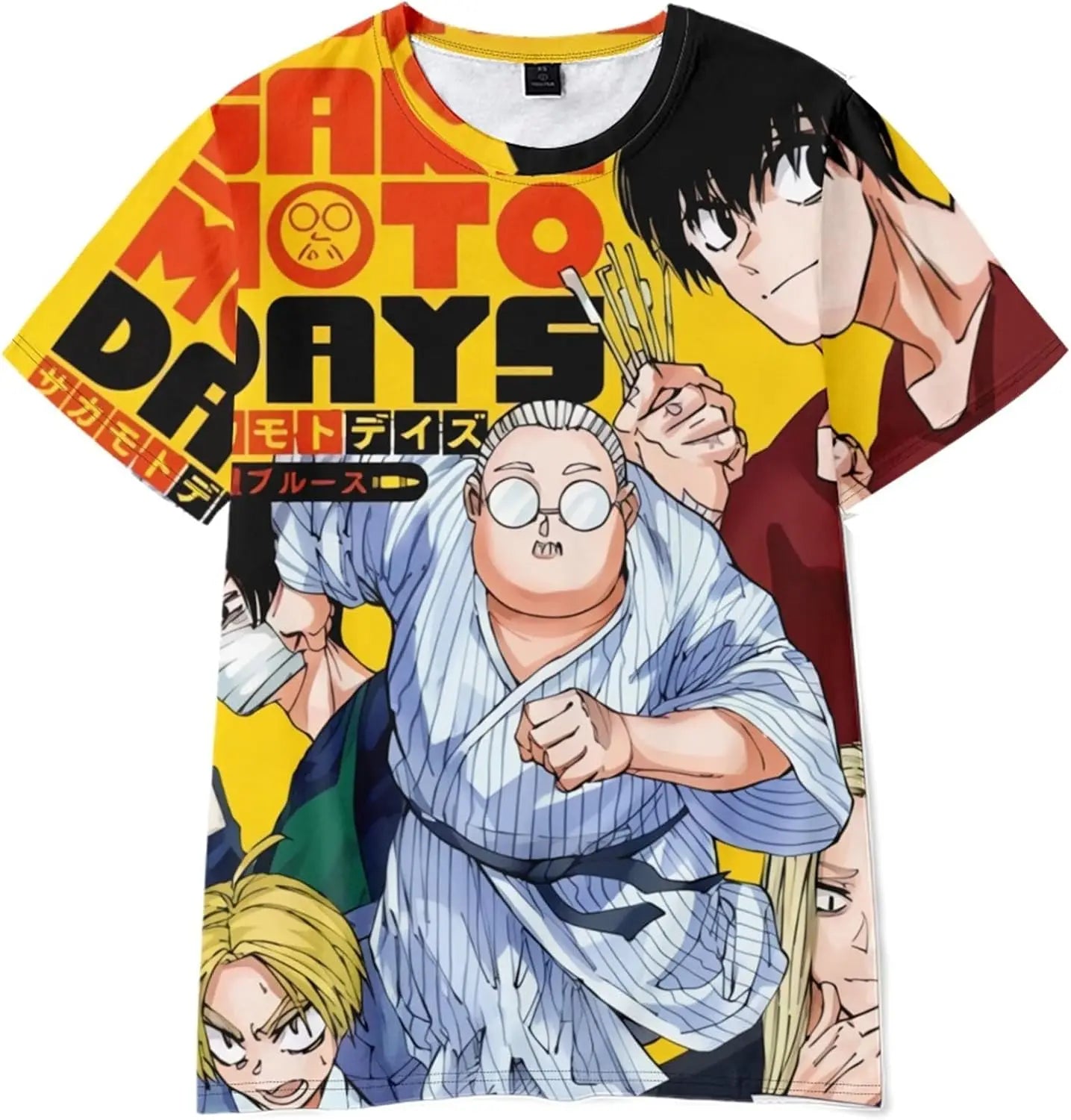 Taro Sakamoto Short Sleeve T-Shirt | Sakamoto Days Merchandise | Animeplaza