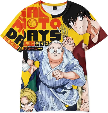 Taro Sakamoto Short Sleeve T-Shirt | Sakamoto Days Merchandise | Animeplaza