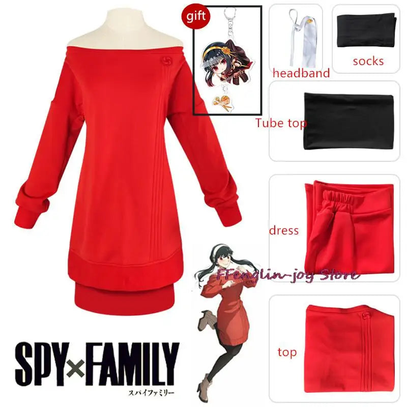 Yor Forger Cosplay Costume | SPY X FAMILY | Animeplaza