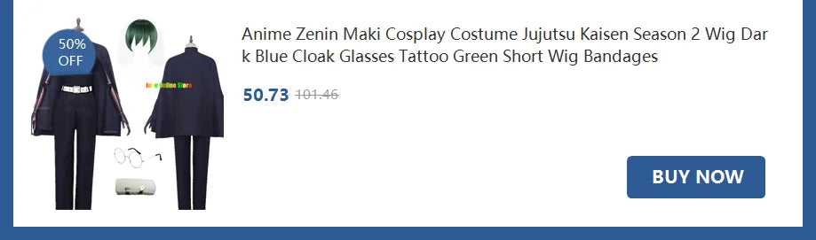 Maki Zenin Cosplay Costume | Jujutsu Kaisen Anime | Animeplaza