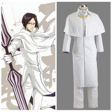 Ishida Uryu Quincy Cosplay Costume | Bleach Anime Outfit | Animeplaza