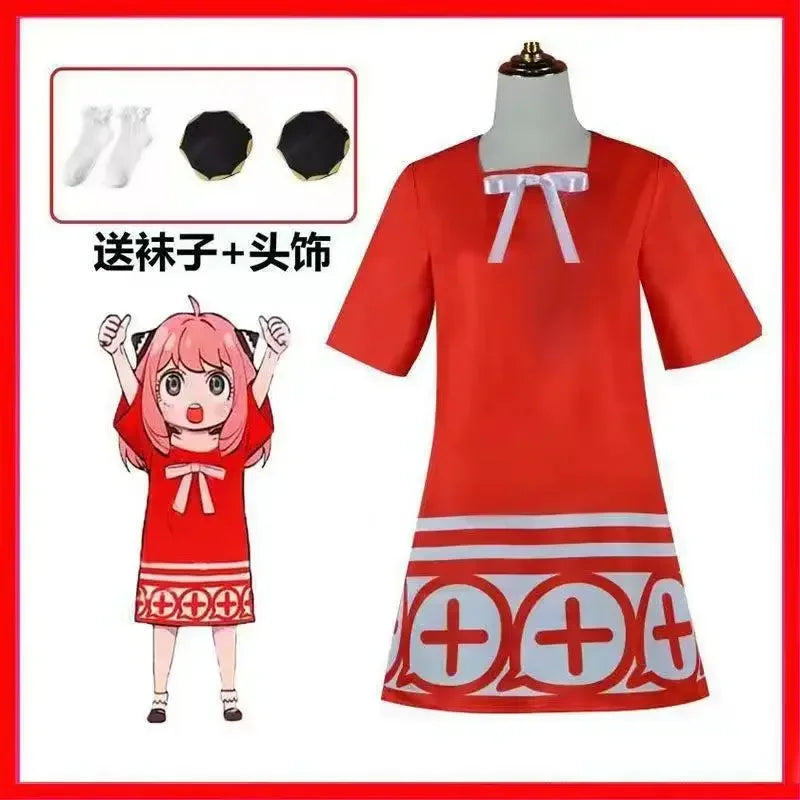 Anya Forger 3-Piece Cosplay Set | SPY X FAMILY Anime | Animeplaza