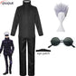 Blue Gojo Satoru Cosplay Costume with Eye Patch | Jujutsu Kaisen Anime | Animeplaza