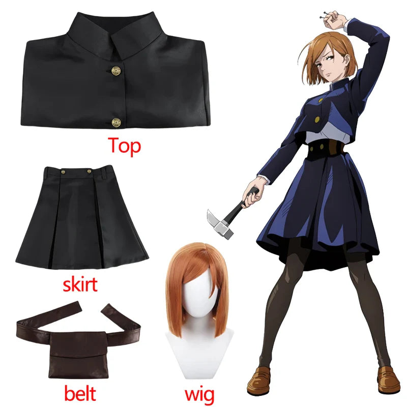 Nobara Kugisaki Cosplay Costume Uniform | Jujutsu Kaisen Anime | Animeplaza