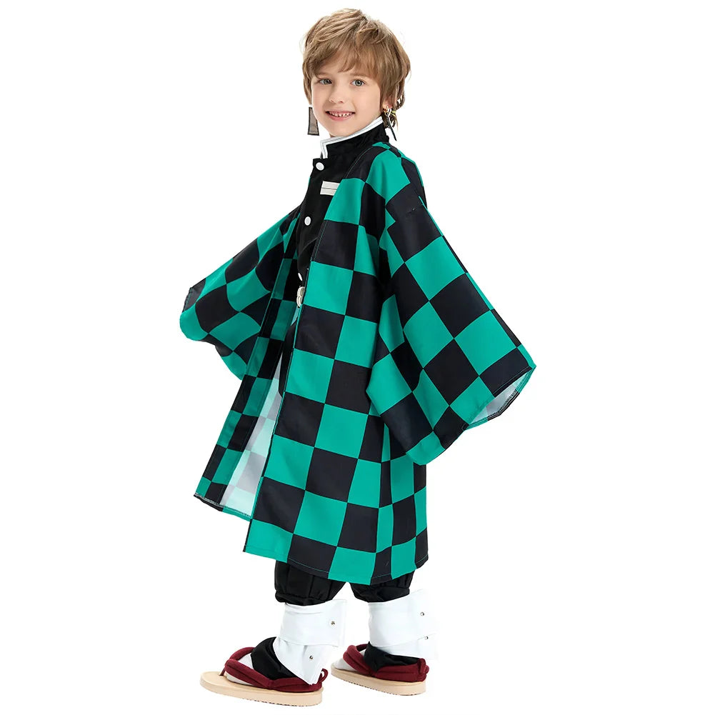 Kamado Tanjiro Cosplay Costume – Demon Slayer Anime Cosplay | Animeplaza