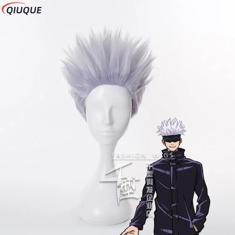 Blue Gojo Satoru Cosplay Costume with Eye Patch | Jujutsu Kaisen Anime | Animeplaza