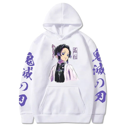 Demon Slayer Shinobu Kocho Hoodie – Long Sleeve Anime Hoodie