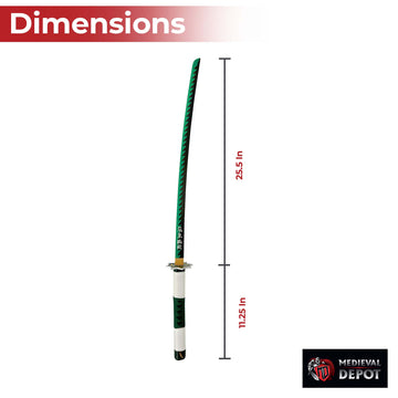 Sanemi Shinazugawa Demon Slayer Katana | Anime Merchandise l Animeplaza