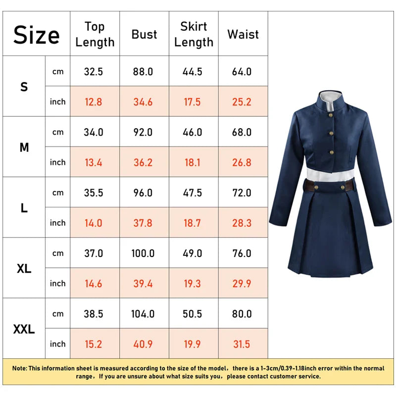 Nobara Kugisaki Cosplay Costume Uniform | Jujutsu Kaisen Anime | Animeplaza
