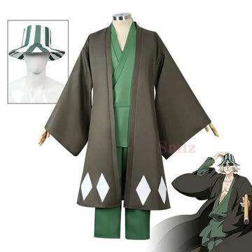 Kisuke Urahara Cosplay Costume | Bleach Anime Merchandise | Animeplaza