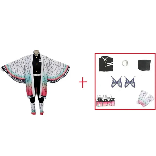 Kochou Shinobu Cosplay Costume – Demon Slayer Outfit | Animeplaza