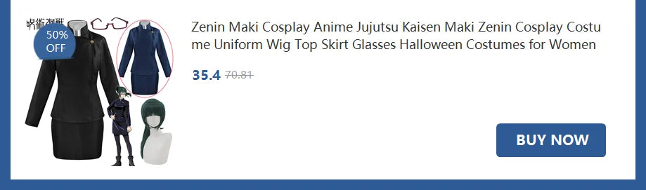 Maki Zenin Cosplay Costume | Jujutsu Kaisen Anime | Animeplaza