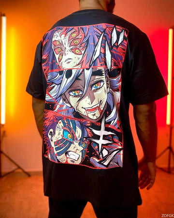 Demon Slayer Graphic Oversized T-Shirt | Anime Merchandise l Animeplaza