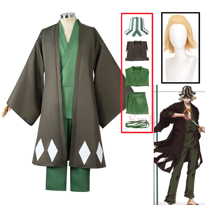 Kisuke Urahara Cosplay Costume | Bleach Anime Merchandise | Animeplaza