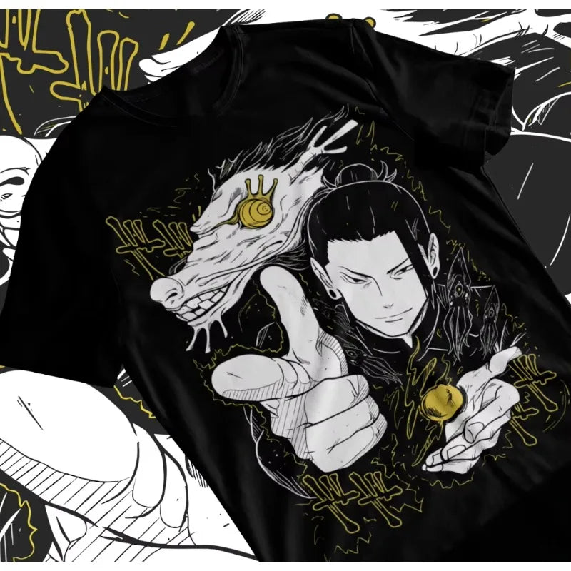 Suguru Geto T-shirt – Jujutsu Kaisen Anime Graphic Soft Cotton | Animeplaza