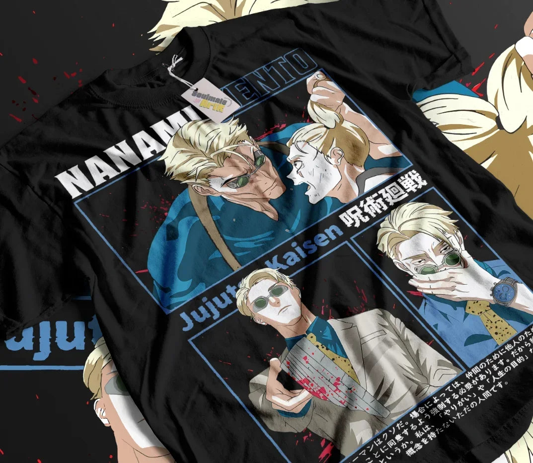 Nanami Kento Sigma T-Shirt – Jujutsu Kaisen Anime Tee | Animeplaza