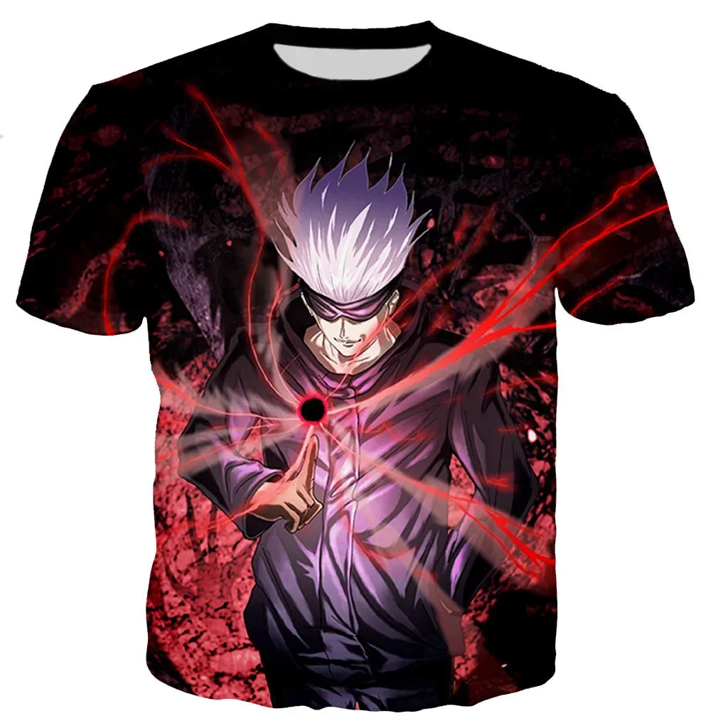 Gojo Satoru T-Shirt – Jujutsu Kaisen Anime Graphic Tee | Animeplaza