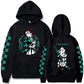 Demon Slayer Akaza's Hoodie for Men | Long Sleeve Anime Sweatshirt l Animeplaza