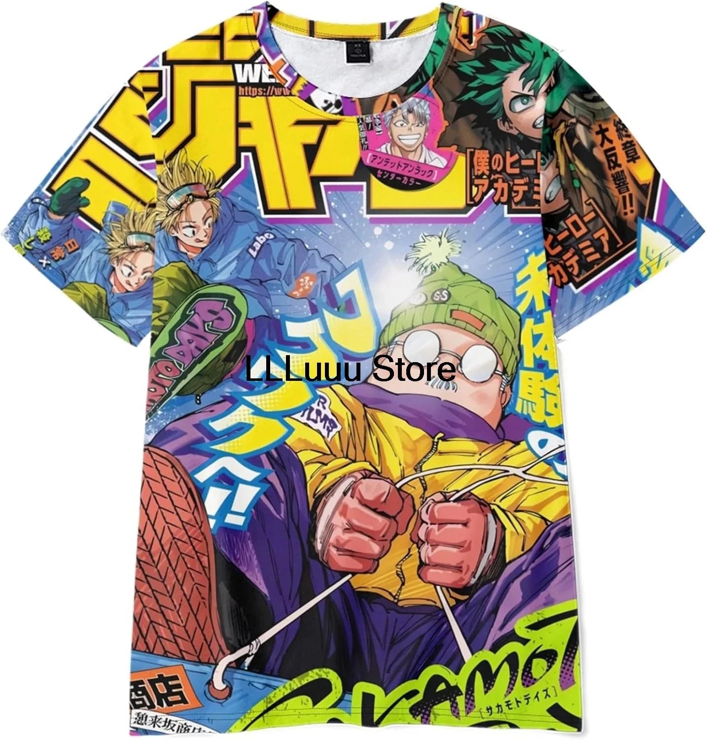 Taro Sakamoto Short Sleeve T-Shirt | Sakamoto Days Merchandise | Animeplaza