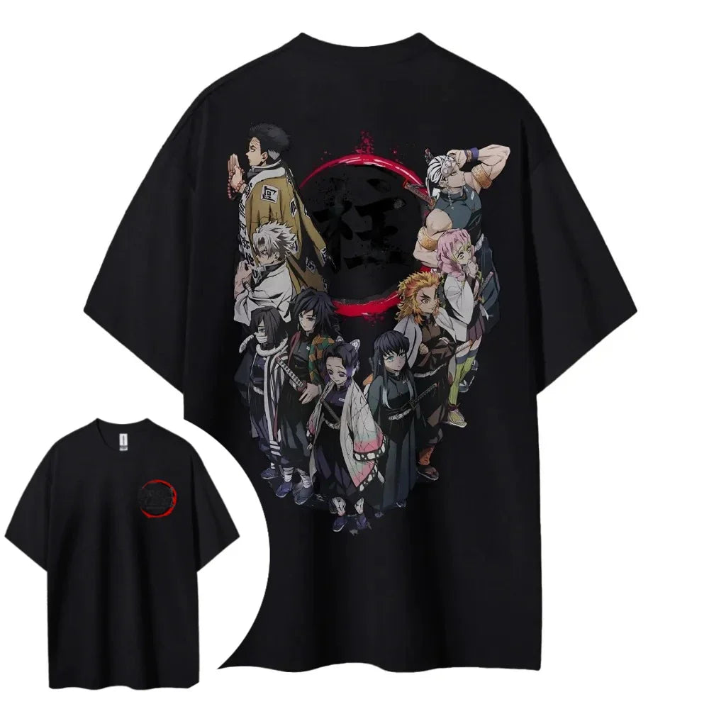 Demon Slayer T-Shirt – Official Bandai Short-Sleeve Unisex Anime Casual Top | Animeplaza