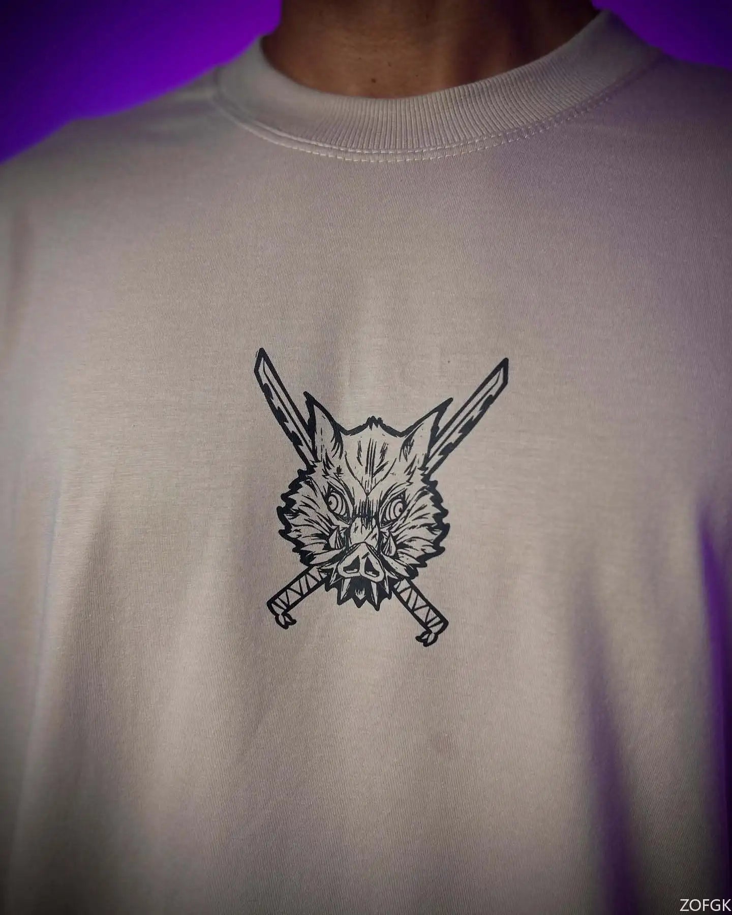 Demon Slayer Graphic Oversized T-Shirt | Anime Merchandise l Animeplaza