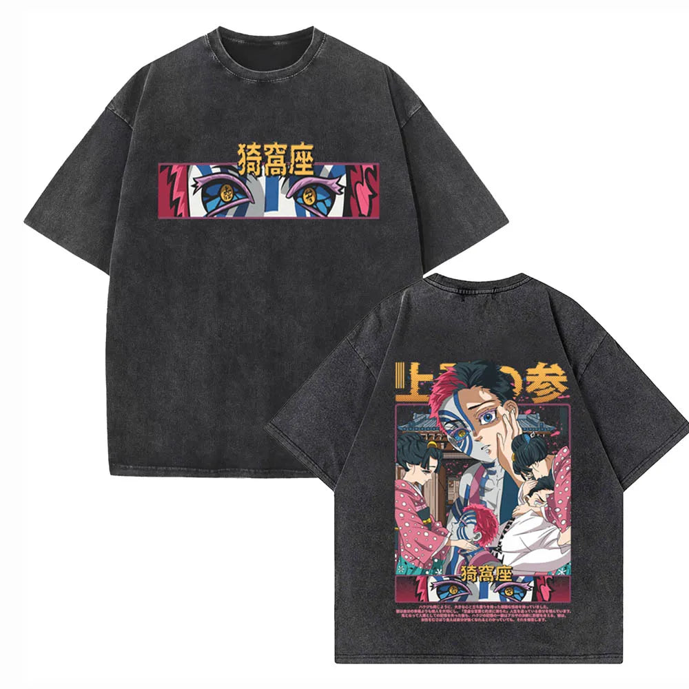 Demon Slayer Akaza And Koyuki T-Shirt | Anime Merchandise l Animeplaza