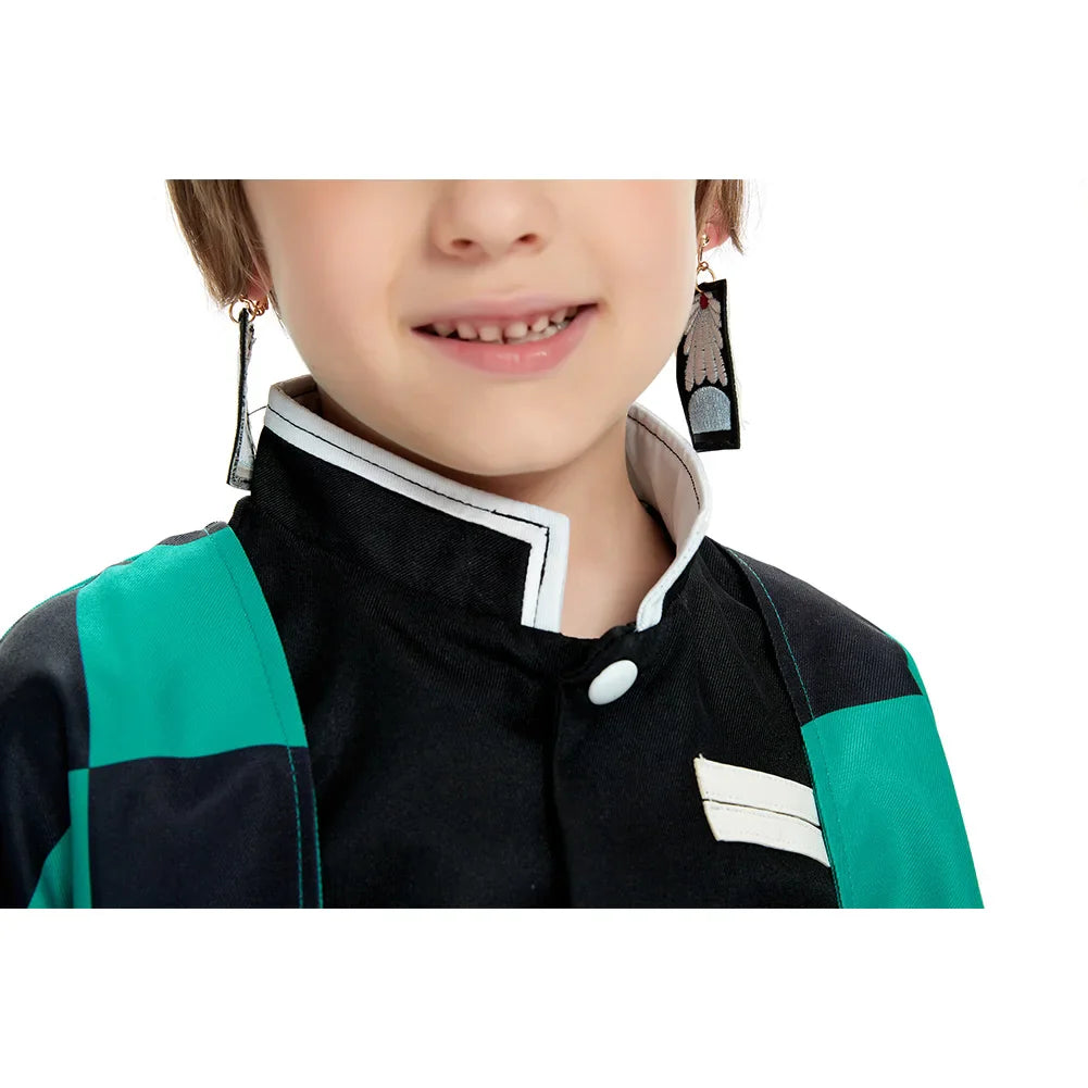 Kamado Tanjiro Cosplay Costume – Demon Slayer Anime Cosplay | Animeplaza