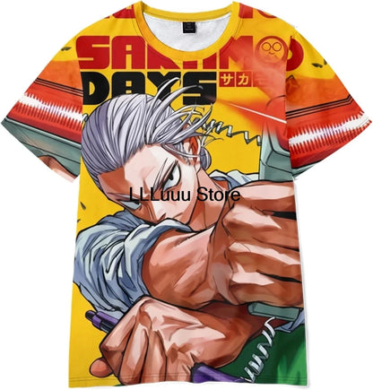 Taro Sakamoto Short Sleeve T-Shirt | Sakamoto Days Merchandise | Animeplaza