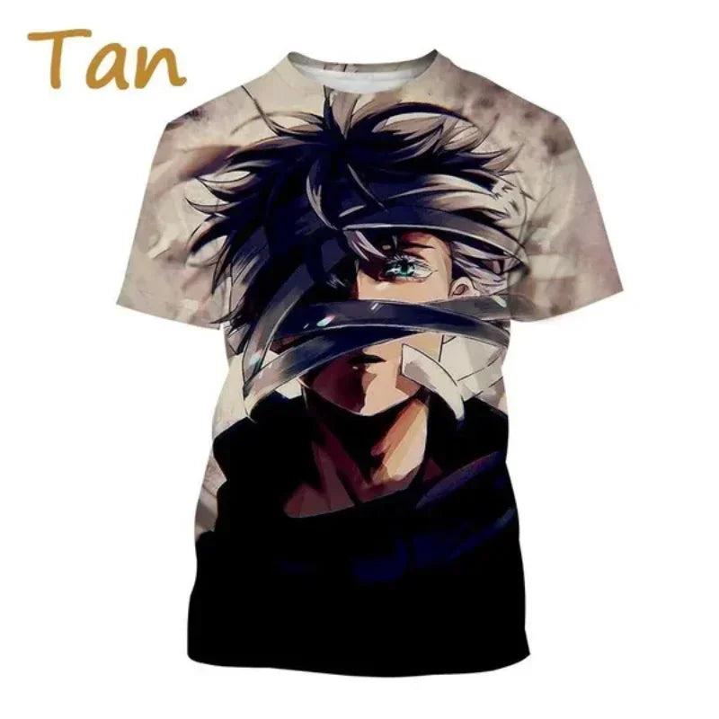 Gojo Satoru, Itadori Yuji & Sukuna 3D Print T-Shirt – Jujutsu Kaisen Anime Streetwear | Animeplaza