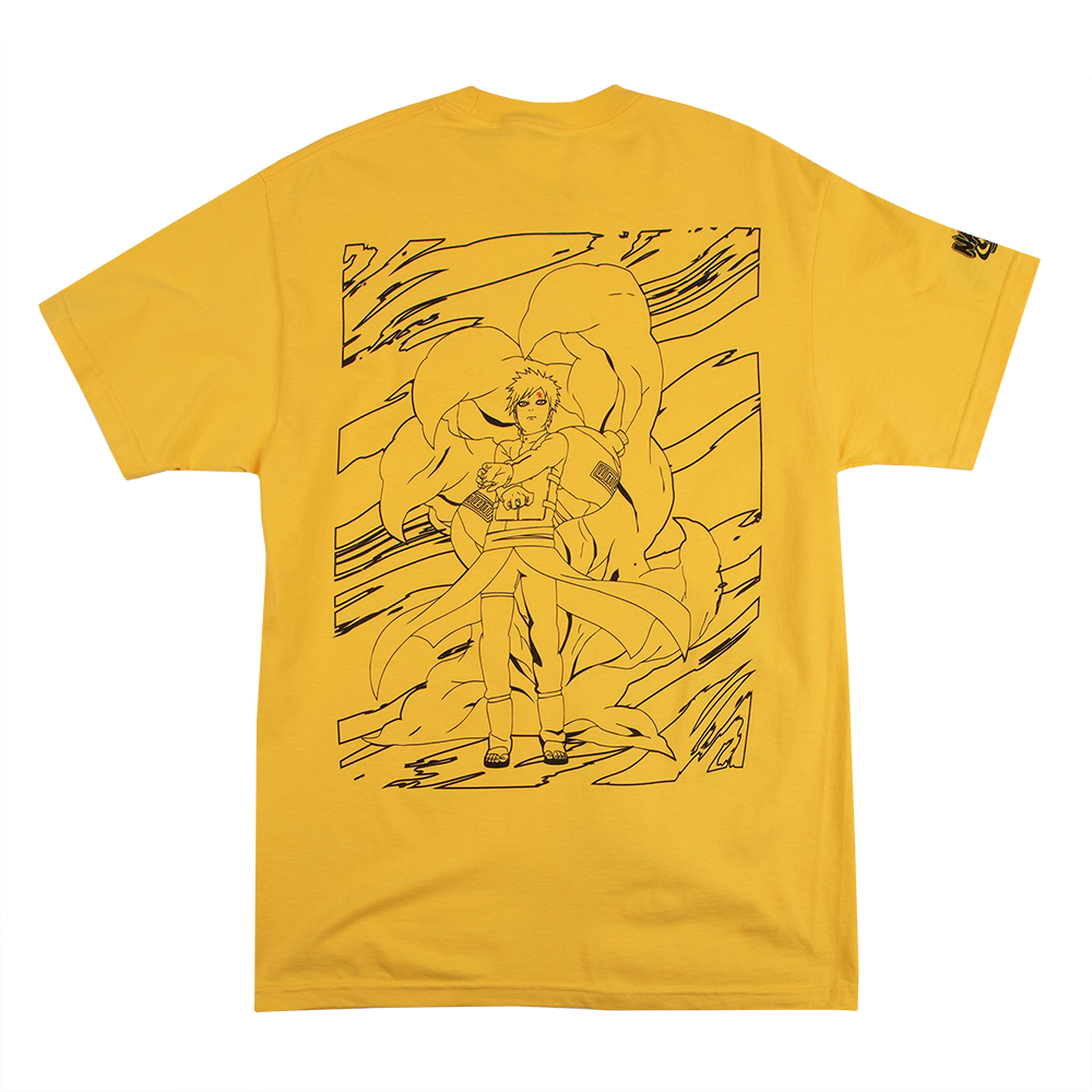 Gaara Prince of the Sand Gourd Yellow Tee