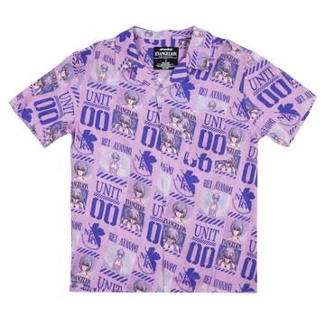 Eva Unit-00 Purple Button-Down Shirt