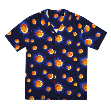 Blue Dragon Balls Button-Down Shirt