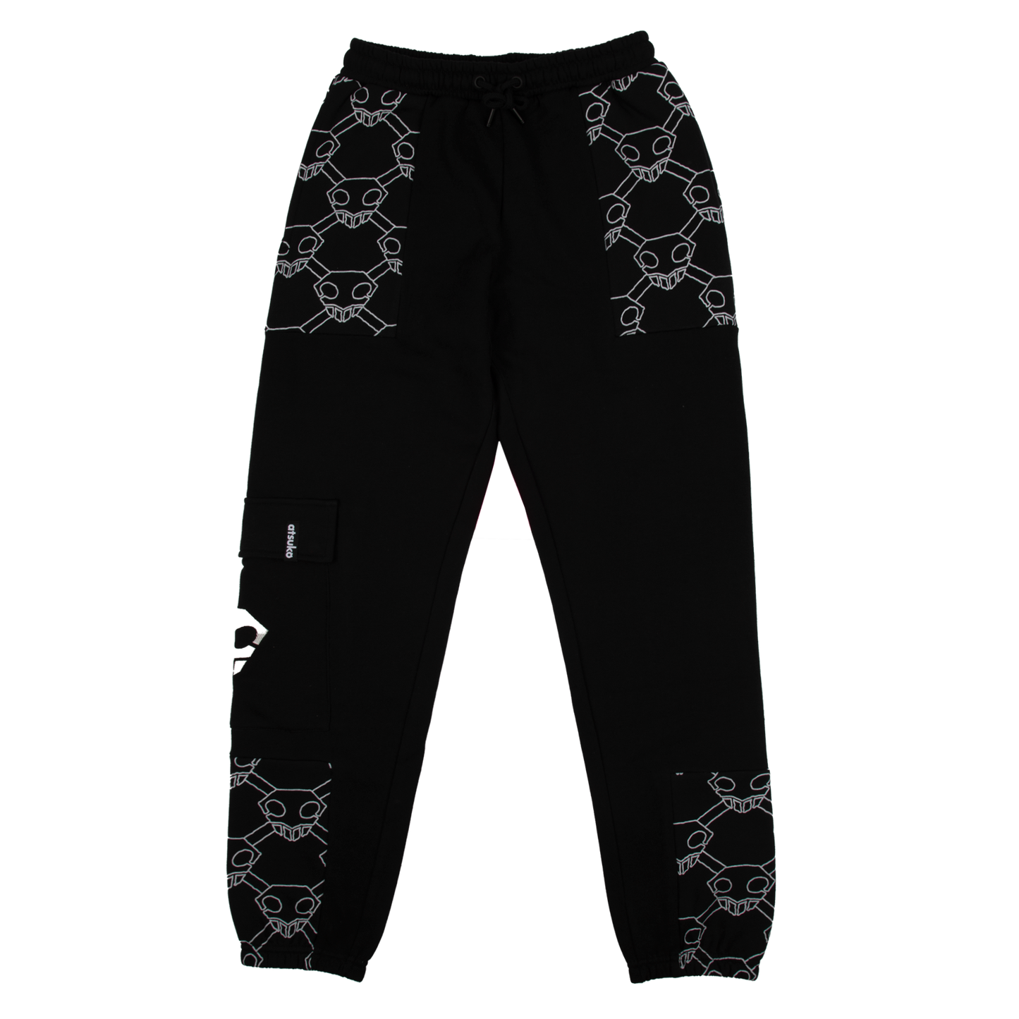 BLEACH Black Cargo Sweatpant