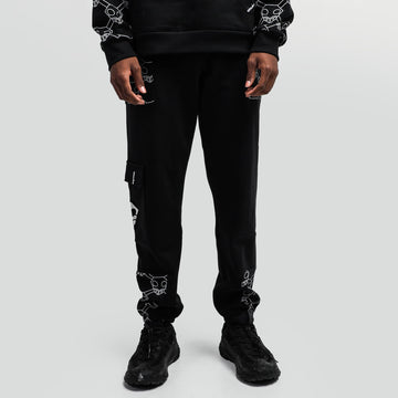 BLEACH Black Cargo Sweatpant