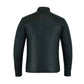Men’s Real Leather Biker Café Racer Jacket