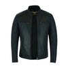 Men’s Real Leather Biker Café Racer Jacket