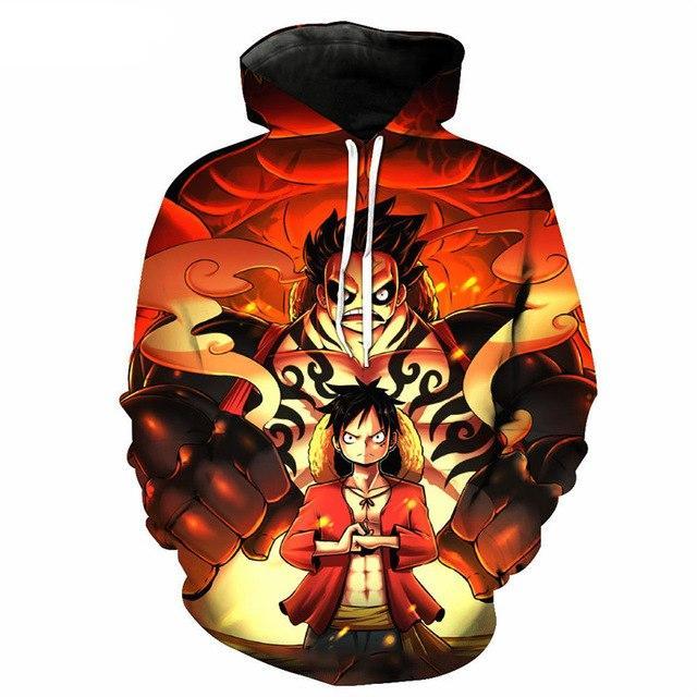 One Piece Luffy 3D Hoodie | Anime Merchandise l Animeplaza